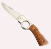 Desert wood handle knife