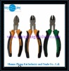 Diagonal pliers with 2-tone handle