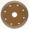 Diamond Cutting Blade for Ceramic Tile---Super-thin turbo rim diamond blade for chip-free cutting ceramic tile--CTAA