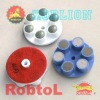 Diamond Grinding and Polishing Pads for Concrete Floor Resin floor grinding pad 6 dots--CORB