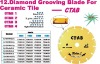 Diamond Grooving Blade for Ceramic Tile -- CTAB