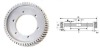 Diamond Peripheral Wheel with Full Segmented Band (Bavelloni)--GLAM