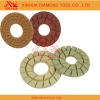 Diamond Resin donded floor polishing pad, for concrete floor, mable marble