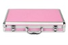 Diamond Textured Pink Aluminum Tool Case