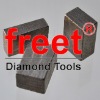 Diamond Tools: Sandwich Segments to cut Granite, Marble, Sandstone, Limestone, Travertine, Andesite, Concrete