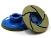 Diamond Twist Touch Turbo Grinding Plate with Adaptor for Stone--STWI