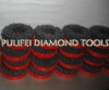 Diamond abrasive brush