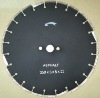 Diamond blade/sliver brazed asphalt saw blade