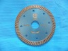 Diamond continous rim turbo saw blade
