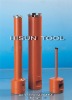 Diamond core drill bit for granite