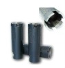 Diamond core drill bits with protective teeth