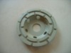 Diamond cup wheel of double row