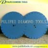 Diamond cutting saw blade for asphalt and concrete