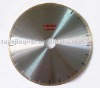 Diamond cutting saw for marble