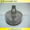 Diamond drill bits for milling glass