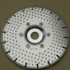 Diamond electroplated cutting blade for marble