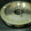Diamond electroplated grinding wheel for stone