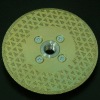 Diamond electroplated saw blade for marble