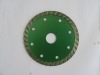 Diamond flat turbo saw blade