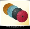 Diamond flexible polishing pad for stones