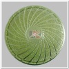 Diamond grinding disc for glass