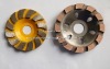 Diamond grinding wheel and semi-finished products