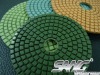 Diamond polishing pad, polishing tools, flexible pads