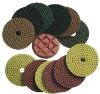 Diamond polishing pads