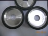 Diamond radial cup wheels for glass