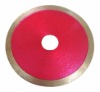 Diamond saw blade continuous rim blade