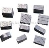 Diamond segment for marble, granite, concrete, etc