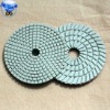 Diamond stone polishing pad