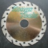 Diamond tipped circular saw blade