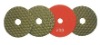 Diamond tool dry polishing pad