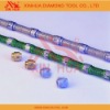 Diamond wire rope saw, rubber, plastic, spring...