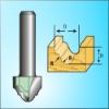 Double Roman Ogee Bit Without Bearing (Router Bit)