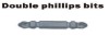 Double phillips bits