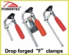 Drop forged "F" wood clamps