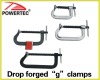 Drop forged "c" clamps