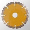 Dry cutting stone saw blade