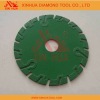 Dry cutting turbo diamond saw blade for marble, granite, concrete, salb etc