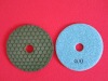 Dry diamond polishing pads