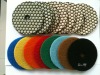 Dry honey type polishing pad