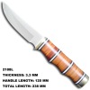 Durable Hunting Knife With Leather 2188L
