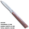Durable Wood Handle Pocket Knife 4501GW