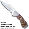 Durable Wood Handle Serrated Edge Knife 5317VK-S