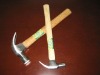 Durable drop-forged-steel claw hammers with wooden handle