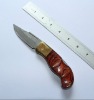 Durable folding Military Utility Knife With Pakkawood Handle