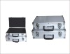 Durable square corners aluminum tool set case