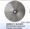 EPC-004 Electroplated diamond triangle-spot blade